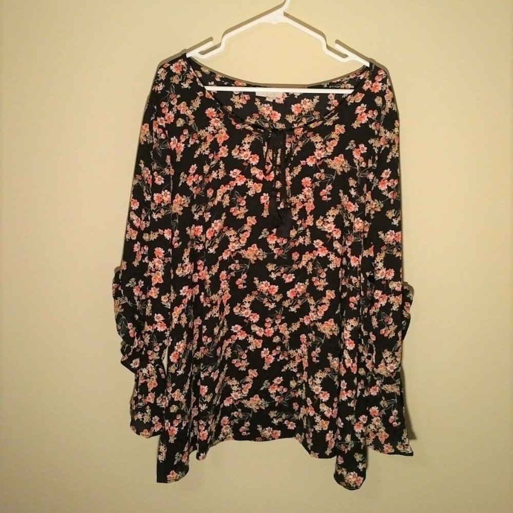 Women's Blouse, Status By Chenault, 3X - CLOSET CLEAN OUT SALE!!!